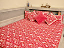 Royal Daisy Bed Sheet with Pillow Covers