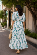 Turquoise Garden Dress