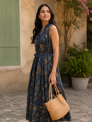 Moonlit Garden Halter Dress