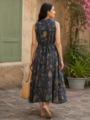 Moonlit Garden Halter Dress