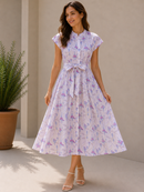 Baby Pink Chanderi Silk Dress