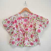 Block Printed Cotton Short Top