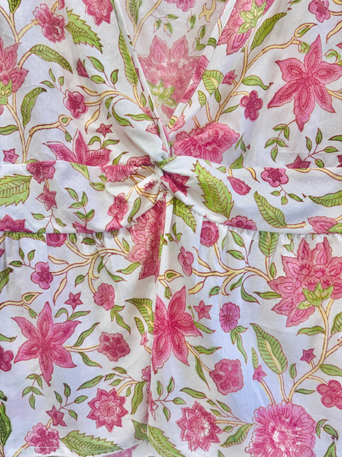 Block Printed Cotton Short Top