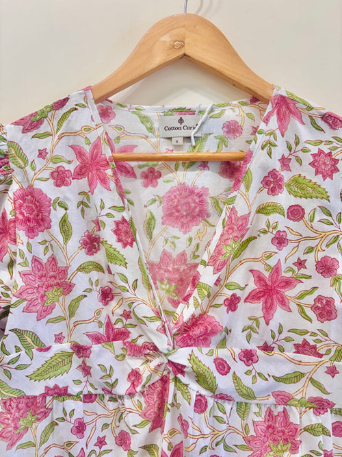 Block Printed Cotton Short Top