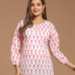 Block Printed Short Kurti