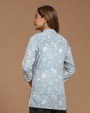 Block Printed Cotton Short Kurti