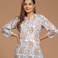 Block Printed Cotton Short Top