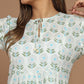 Block Printed Cotton Short Top