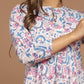 Block Printed Cotton Short Top