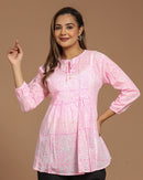 Block Printed Cotton Short Top