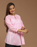 Block Printed Cotton Short Top