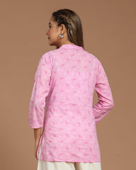 Block Printed Short Kurti