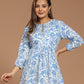 Block Printed Cotton Short Top
