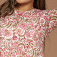 Block Printed Cotton Short Top