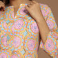 Block Printed Cotton Short Top