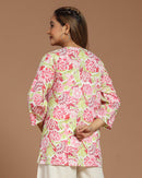Block Printed Cotton Short Top