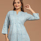 Block Printed Cotton Short Top