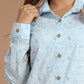 Blue Paisley Printed Co-Ord Set