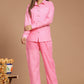 Pink Gingham  Printed Co-Ord Set