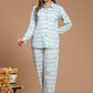 'Most Loved' Blue Ikkat Printed Co-Ord Set