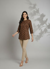 Cocoa Blossom Short Top