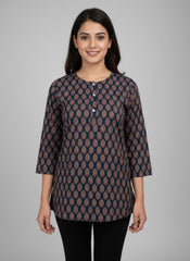 Midnight Marigold Short Top