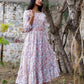 'Dahlia' Printed Dress with Pants
