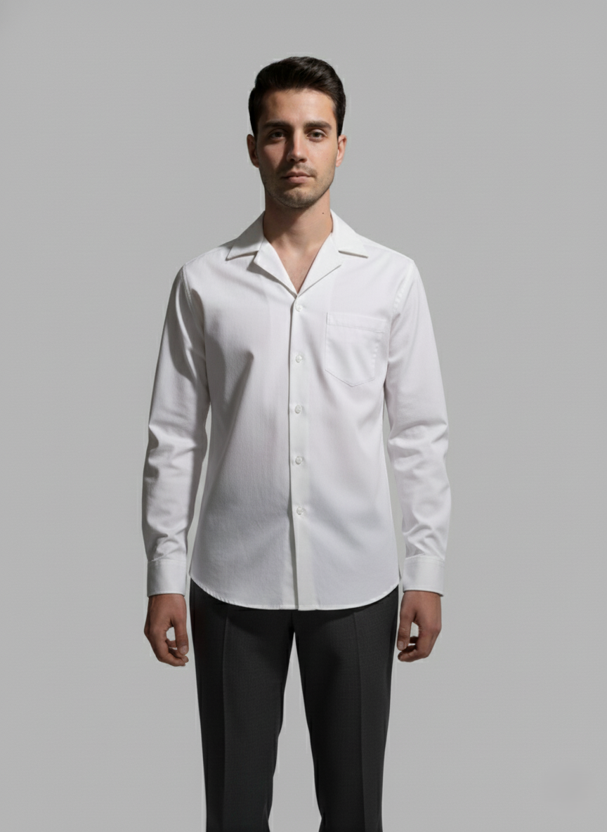 Classic White Poplin Shirt