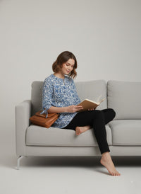 Block Printed Cotton Short Top