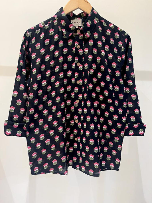 COTTON PRINTED FULL SLEEVE SHIRT