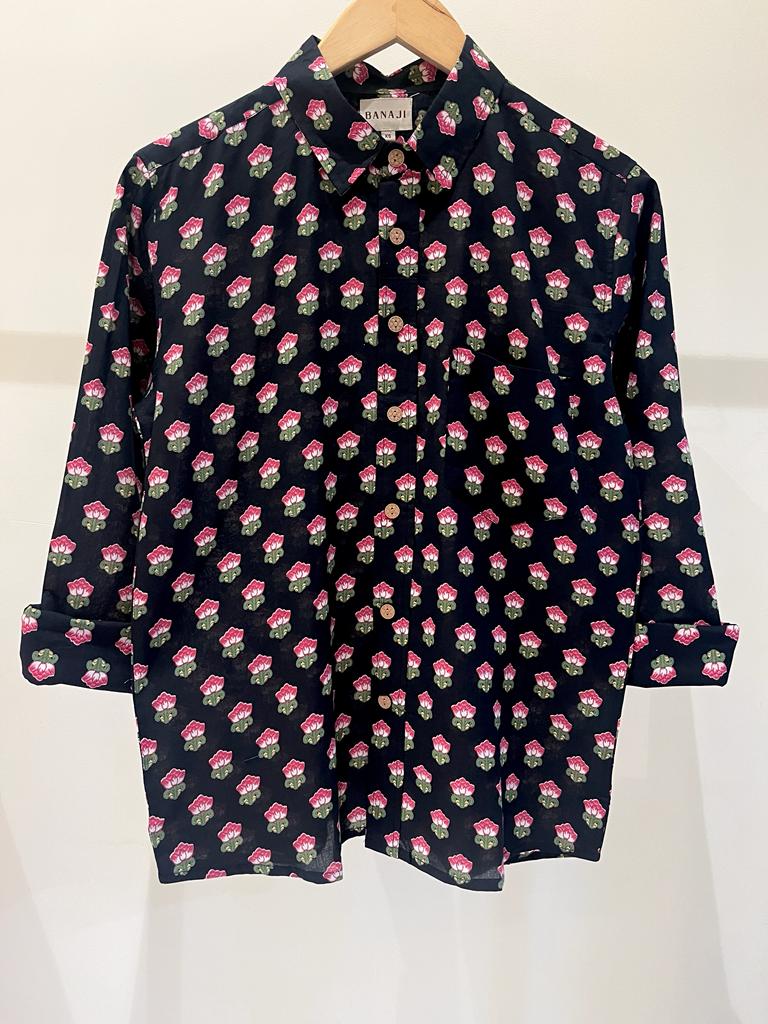 COTTON PRINTED FULL SLEEVE SHIRT