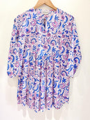 Block Printed Cotton Short Top