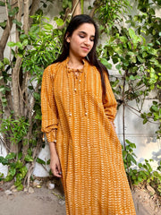 Dabu Printed Kaftan Dress