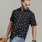 COTTON PRINTED HALF SLEEVE SHIRT