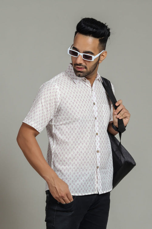 Cotton Printed Half Sleeve Shirt