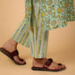 Cotton Printed Kurta Pant Set With Dupatta