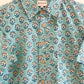 COTTON BLOCK PRINTED HALF SLEEVE SHIRT