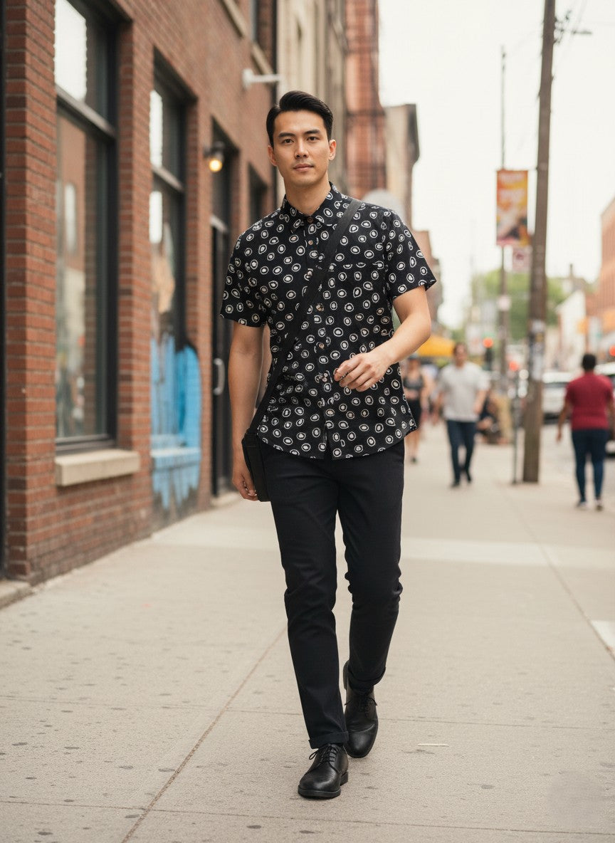 Cotton Printed Half Sleeve Shirt