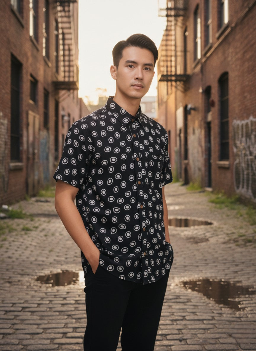 Cotton Printed Half Sleeve Shirt