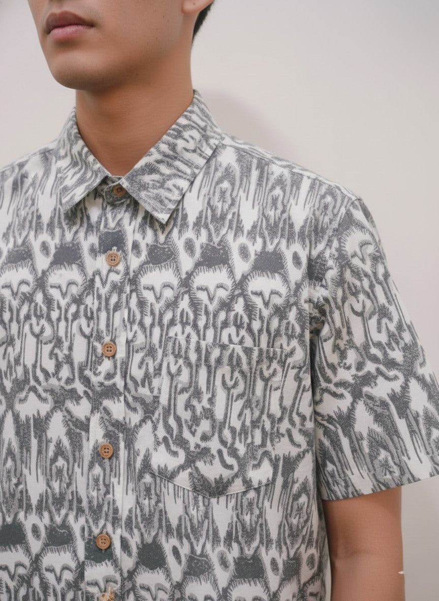 Cotton Printed Half Sleeve Shirt