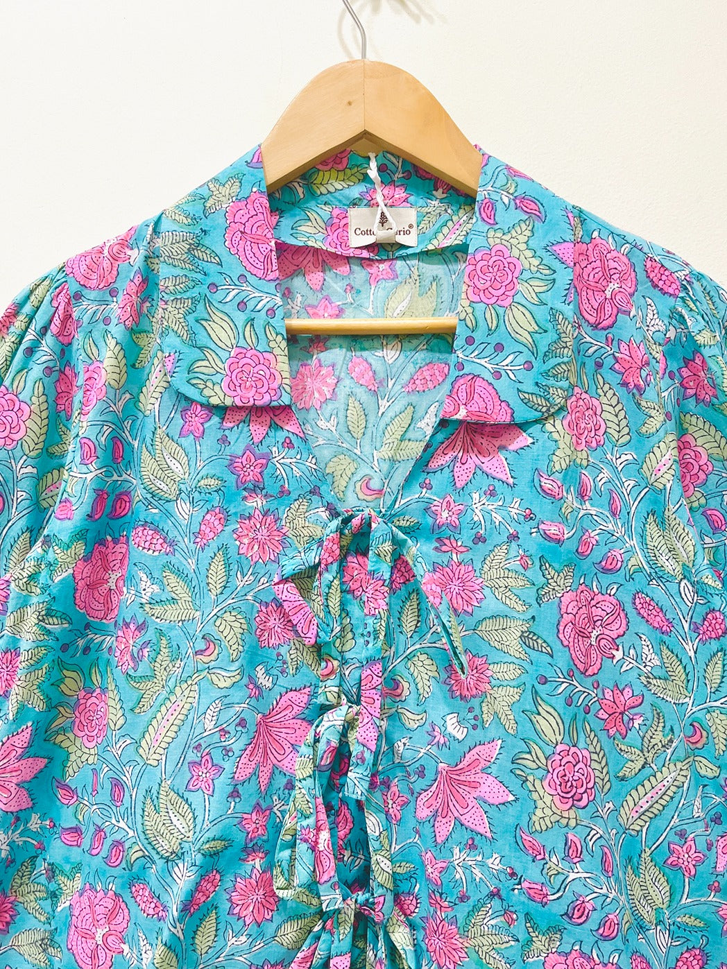 ZestBloom Block Printed Short Top