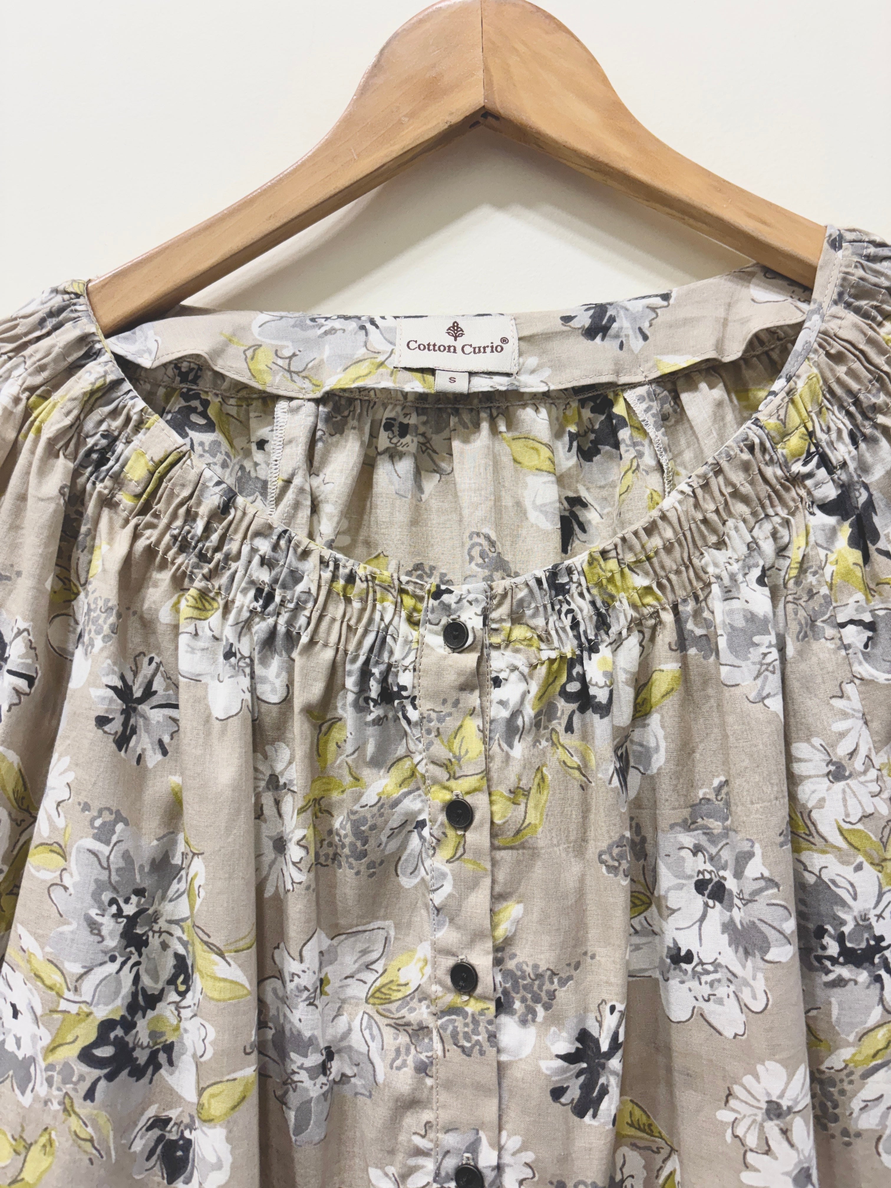 Block Printed Cotton Short Top