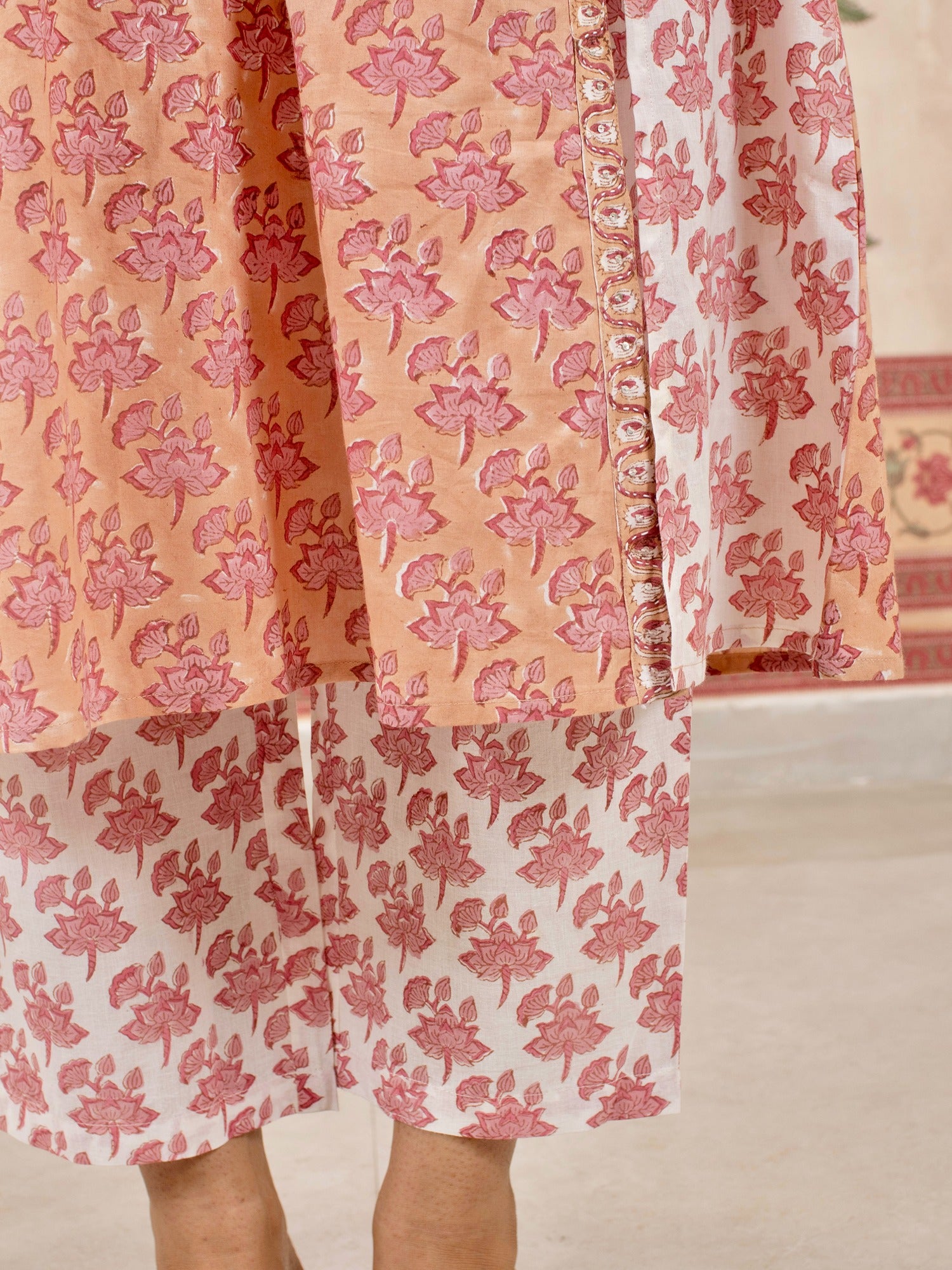 Lotus Bloom Kurta Pant Set with Dupatta