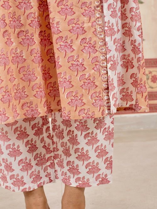 Lotus Bloom Kurta Pant Set with Dupatta