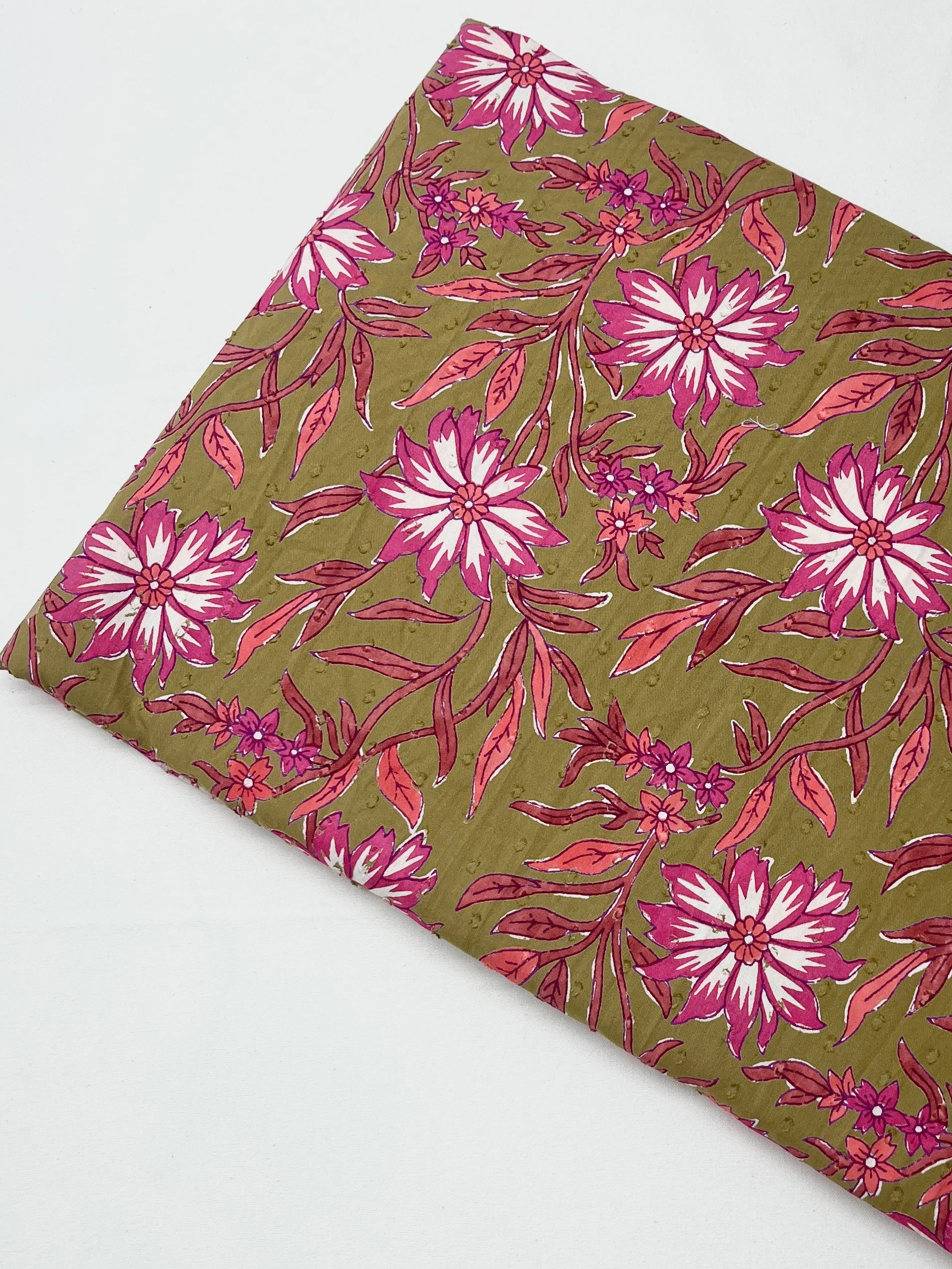 Cotton Flex Block Printed Fabric