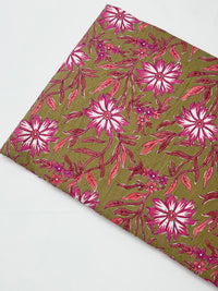 Cotton Flex Block Printed Fabric