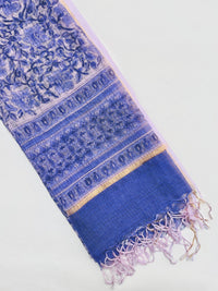 Block Printed Kota Doria Dupatta