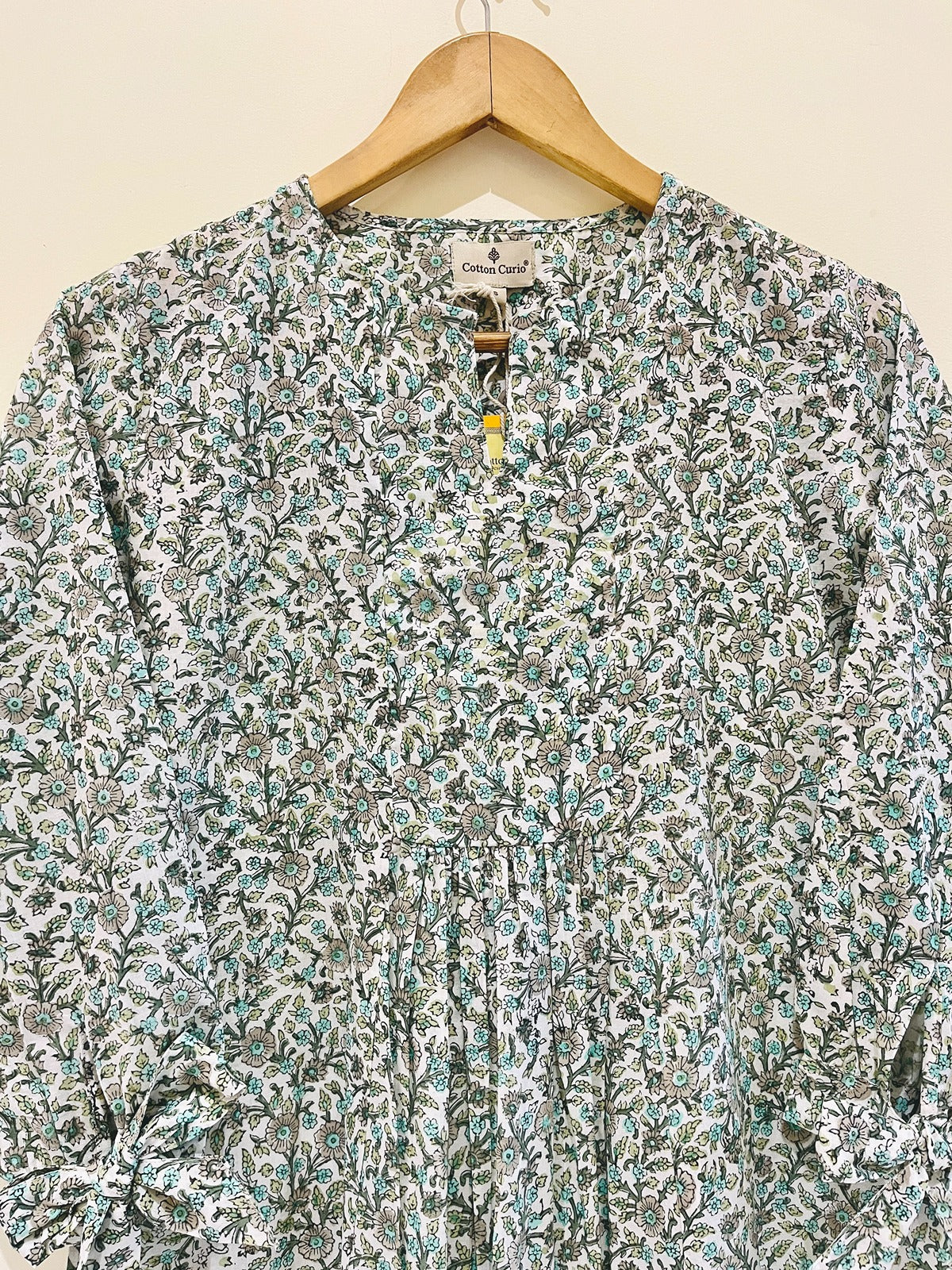 Block Printed Cotton Short Top