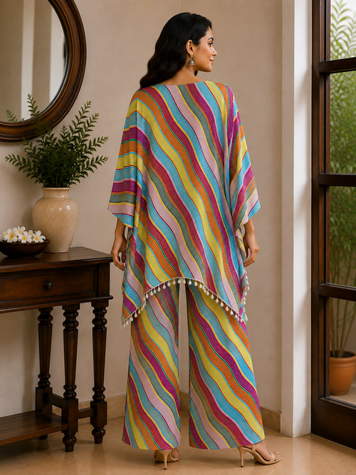 Rangrez Rainbow Kaftan Set