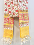 Block Printed Chanderi Dupatta
